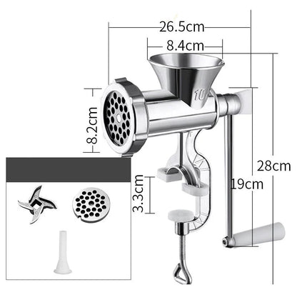 Versatile Meat Grinder with Sausage Filler – for Grinding, Mixing & Filling – Ideal for Homemade Sausages & More 🥩