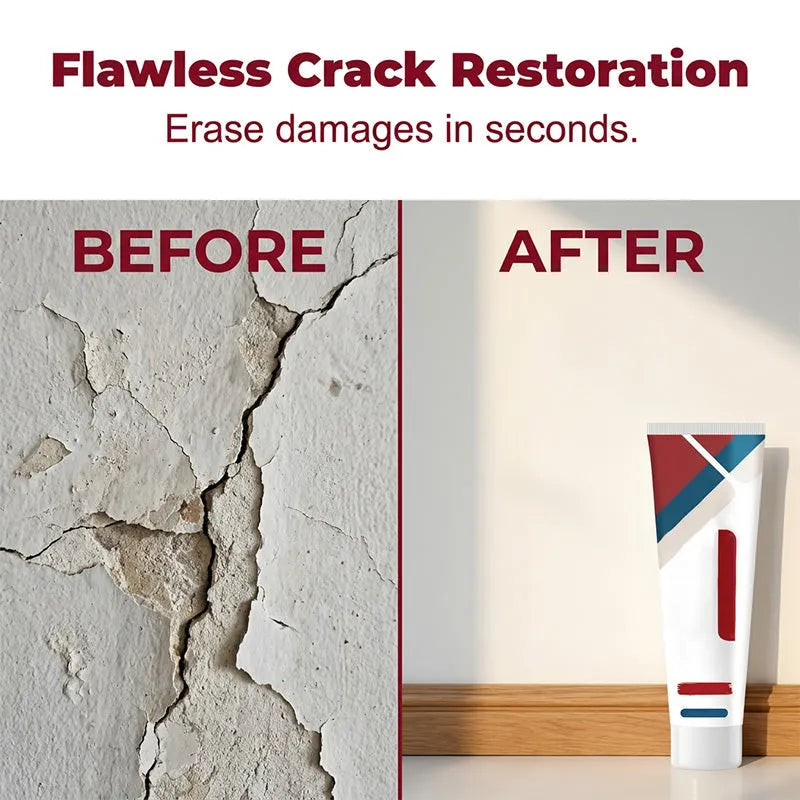 Fix Wall Cracks Instantly! Waterproof Antibacterial Repair Paste
