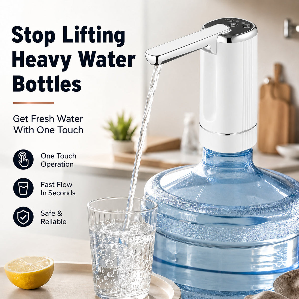 ⚡ The 1-Click Foldable Water Pump (Must-Have!)