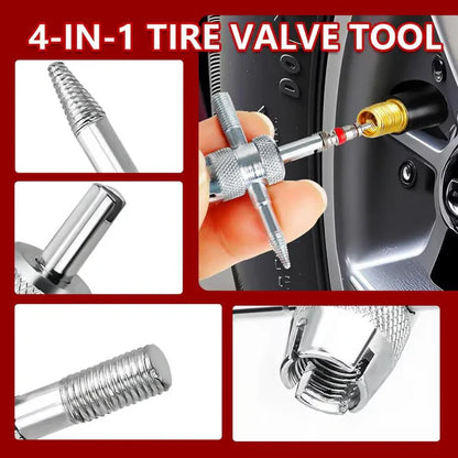 14-Piece Set Quick Change Tire Valve Tool Kit