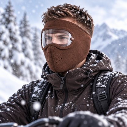 ❄️ Winter Thermal Balaclava 🏍️ Windproof Fleece Full Face Mask with Breathable Design