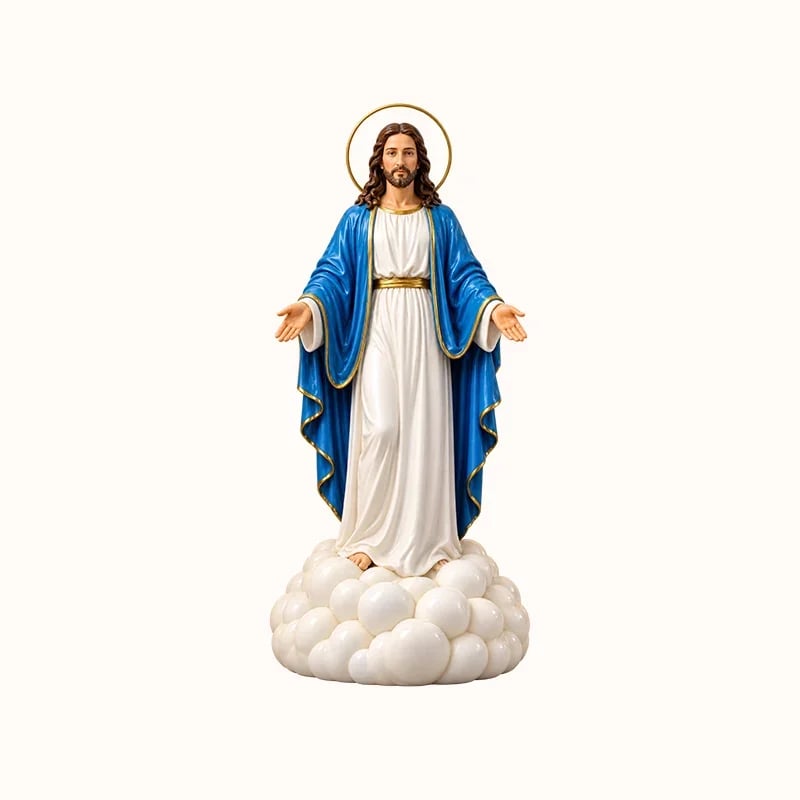 Jesus Cloud Mist Lamp – Christian Religious Home Décor