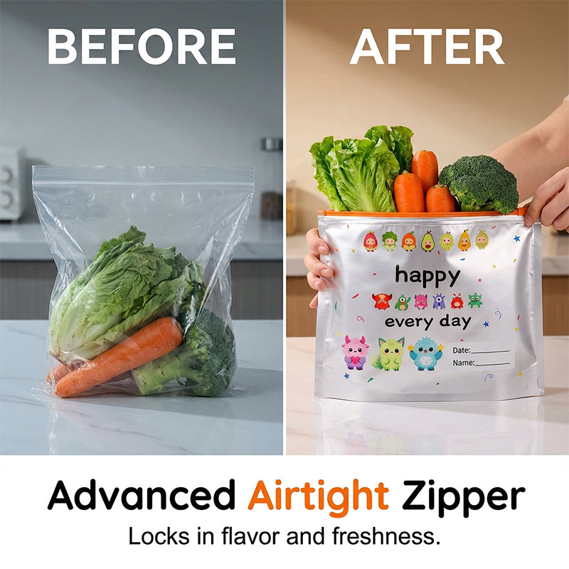 Keep Food Fresh Instantly! Airtight Aluminum Foil Storage Bags