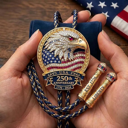 🎉USA 250th Anniversary Eagle Bolo Tie