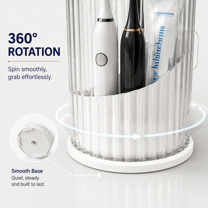 Protect Toothbrushes Instantly! No-Dust Sliding Lid Organizer