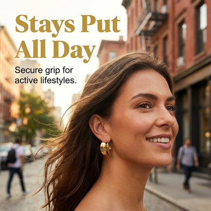 💥Buy 1 get 1 free 🔥✨ Lobe Lifters for Heavy Earrings | Weight-Distributing Earring Backs for Stretched & Droopy Earlobes | Instant Pulling Relief Today, Earlobe Protection for Every Future Wear