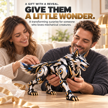 🐺 2-in-1 Egg-to-Wolf Transforming Figure | Mechanical Wolf Display & Gift!!! 🎁