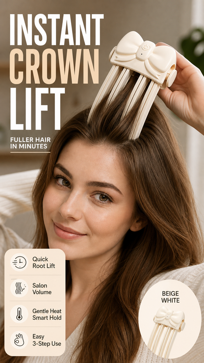 🎉48K+ Sold 💇 Wireless Heated Volumizing Root Lift Clip, Portable Travel Hair Styling Tool for Flat Fine Hair