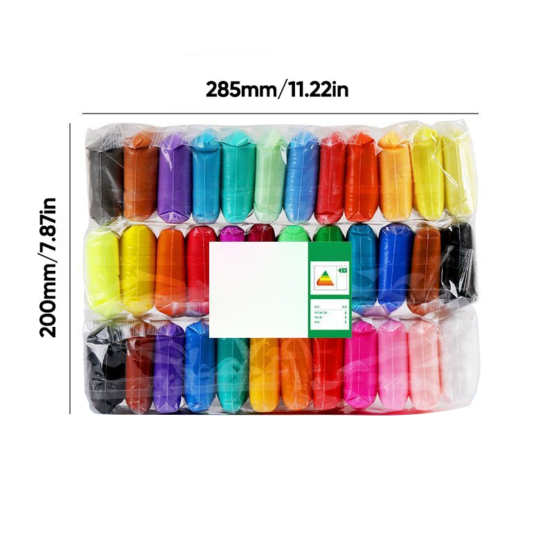 🎁Best Gift - 12/24/36 color ultra light clay🌈 (Safe & Non-Toxic)