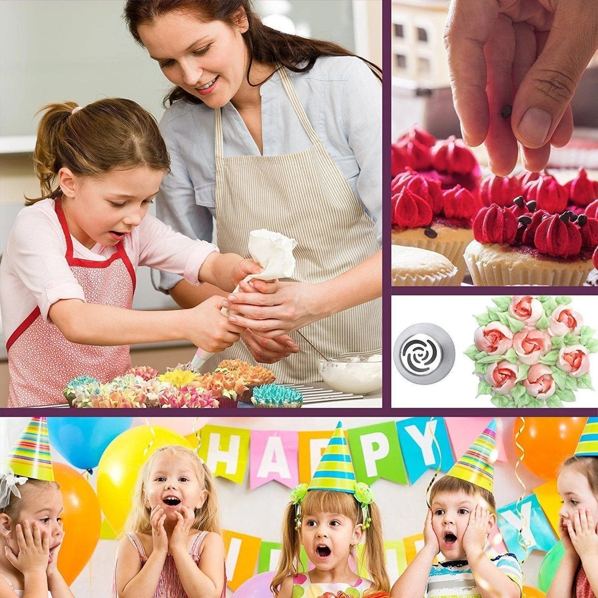 🎉Hot Sale 50% OFF🍰Flower Frosting Tips Nozzles Set