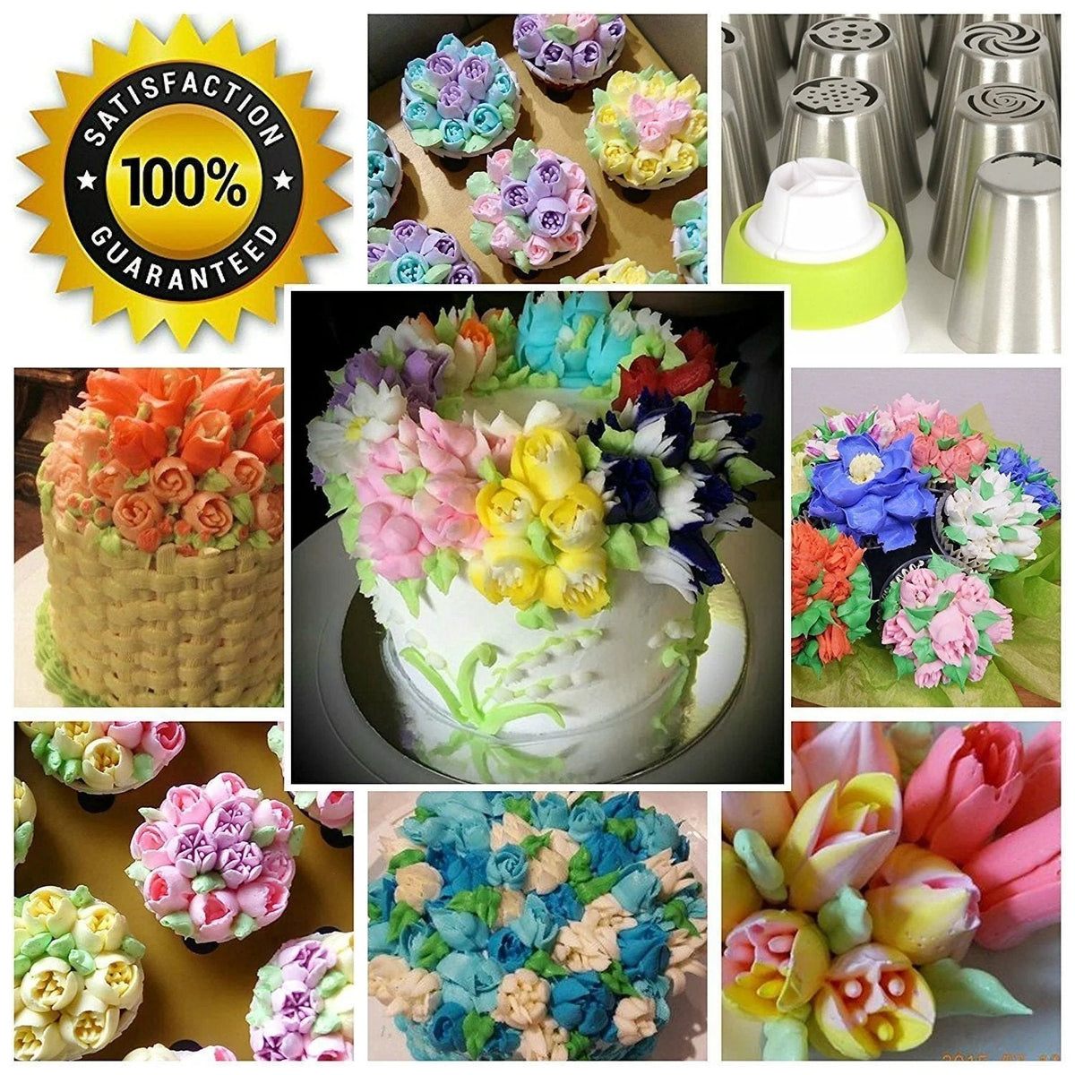 🎉Hot Sale 50% OFF🍰Flower Frosting Tips Nozzles Set