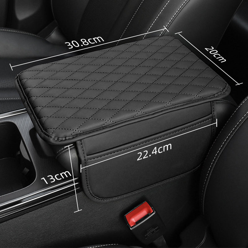 Universal Faux Leather Booster Cushion for Car Armrest Box