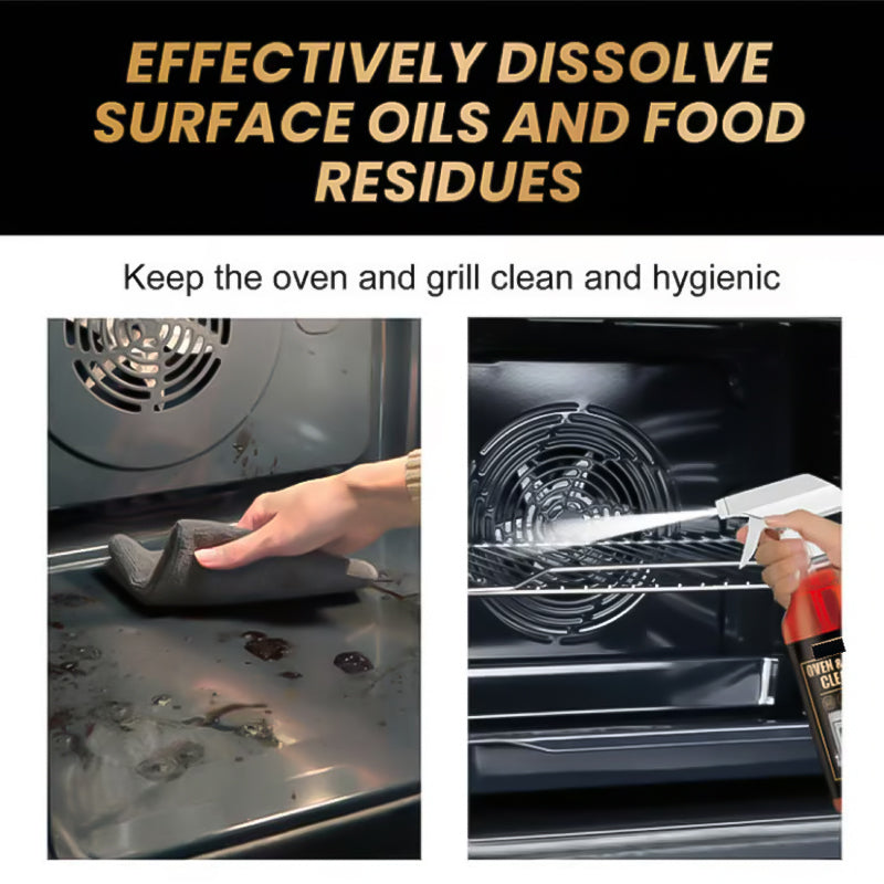 🧼 BUY 2 GET 1 FREE! ✨ Oven & Grill Cleaner Spray – Dissolves Grease in 5 Mins, No Scrubbing & Eliminates Odors 🔥