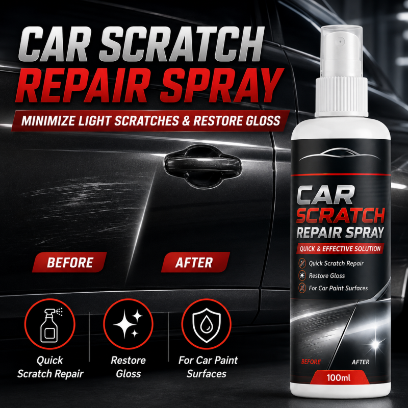 🥳100ML Universal Car Scratch Repair Spray – Erases light scratches, swirl marks & scuffs fast. No body shop needed – restore your car’s gloss in minutes! 🛡️