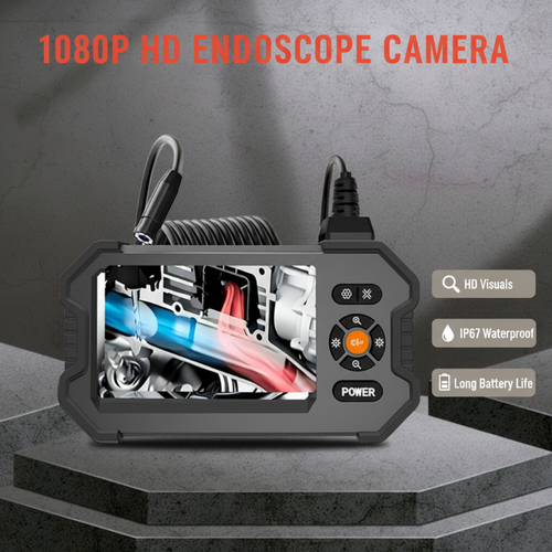 ⚡ Portable 1080P HD Endoscope Camera with 4.3' Screen – Waterproof, Handy, High‑clarity ✨