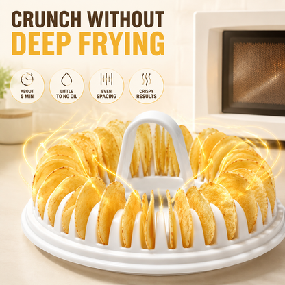 Microwave Potato Chip Maker, Potato, Apple, Vegetable Slicing Rack