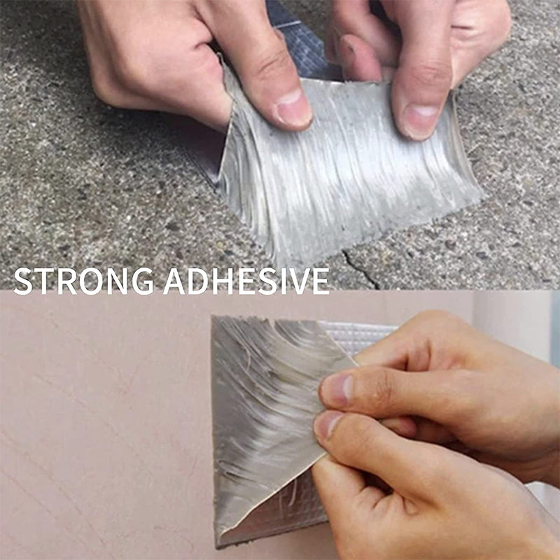 ⏰Heavy-duty, waterproof aluminum tape – Immediate repair and sealing of leaks