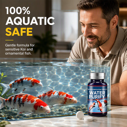 Professional Aquarium Water Purification TabletsAquarium Tablets –50 tablets, nitrifying bacteria & clear water. Less maintenance – grab yours! ✅