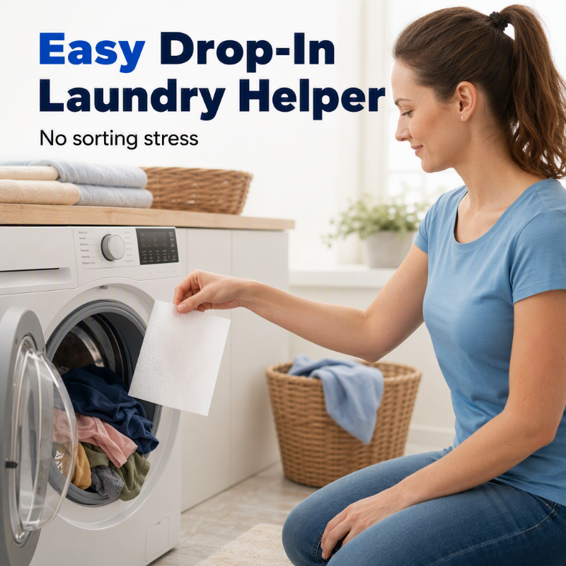 ⏰Color Absorbing Sheets for Mixed Laundry