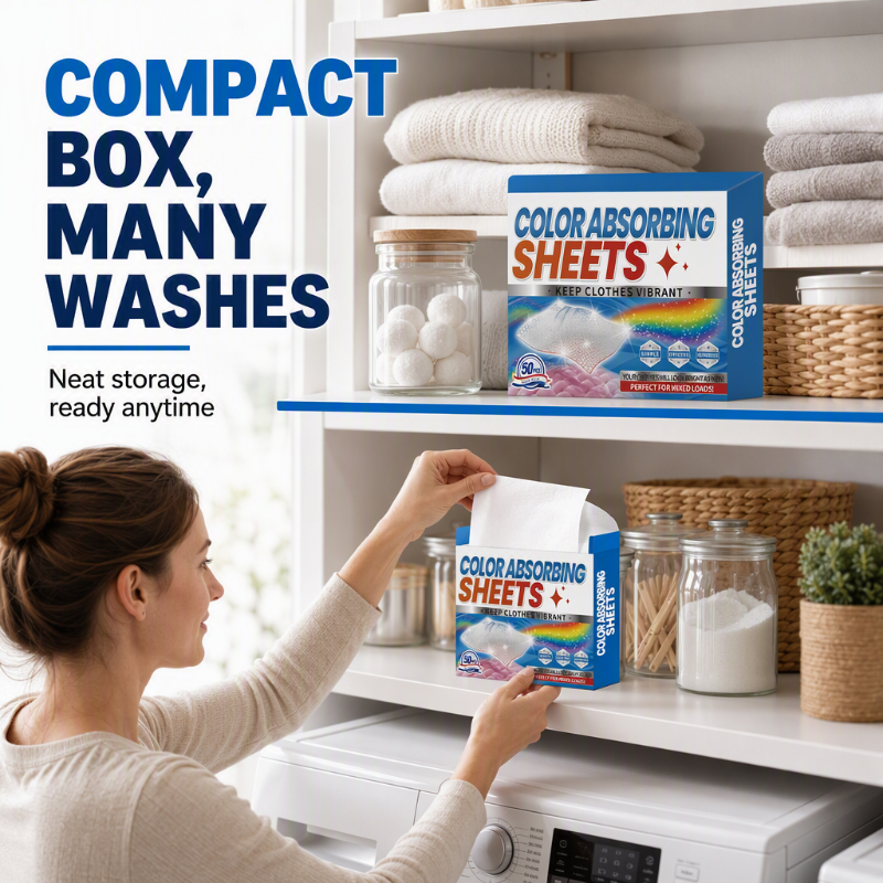 ⏰Color Absorbing Sheets for Mixed Laundry