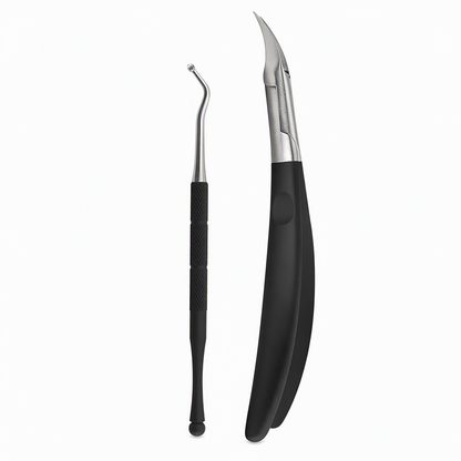 ⏰Stainless Steel Ingrown Toenail Clipper and Dead Skin Nipper 2 Piece Manicure Set