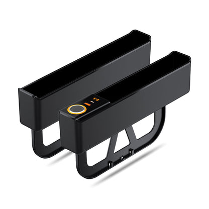 Multifunctional Car Seat Gap Organizer Box with USB Charging Ports