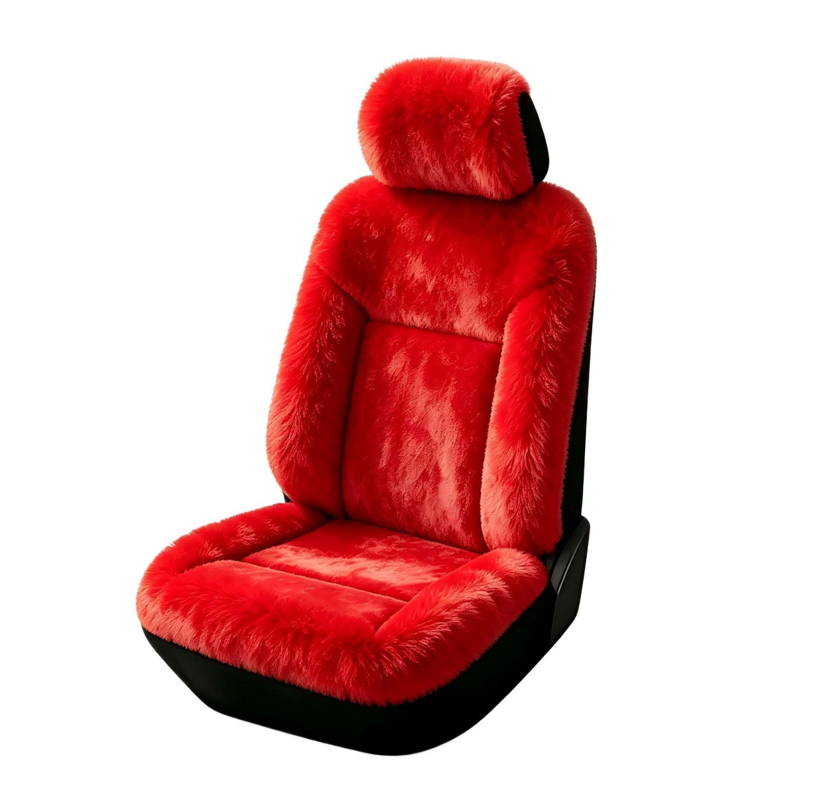 ⏰ Universal Winter Warm Plush Car Seat Covers Solid Color Comfortable Car Seat Cushion Set