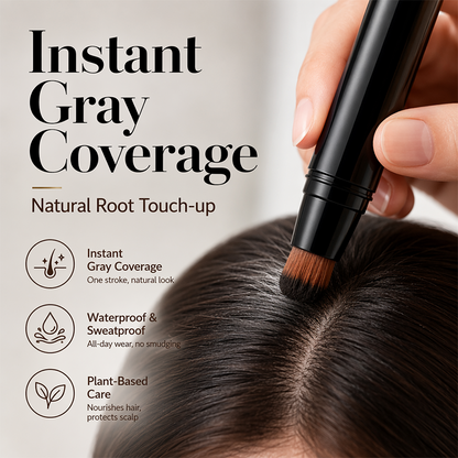 ⏰ Instant Gray Cover Hair Pen – Quick touch-up & natural finish ✨